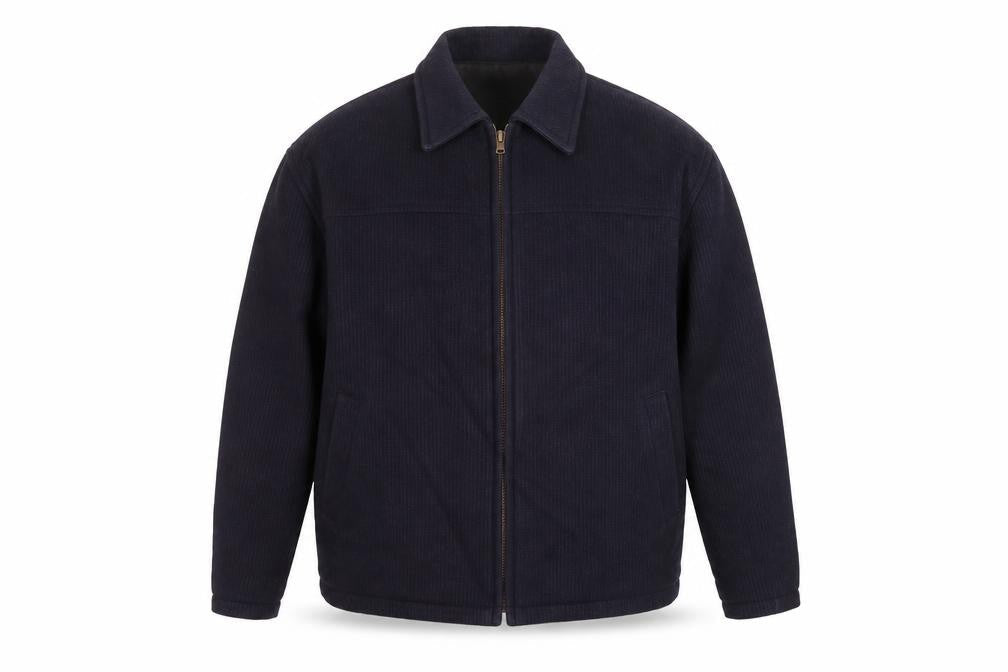 Debenhams Mens Blue Jacket Size XL Zip - Textured