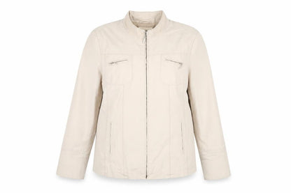 SCL sport Womens Beige Jacket Size 16 Zip