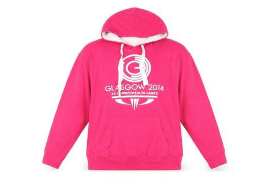 Glasgow 2014 Official Licensed Product Womens Purple Cotton Pullover Hoodie Size S Pullover - Commonwealth Games