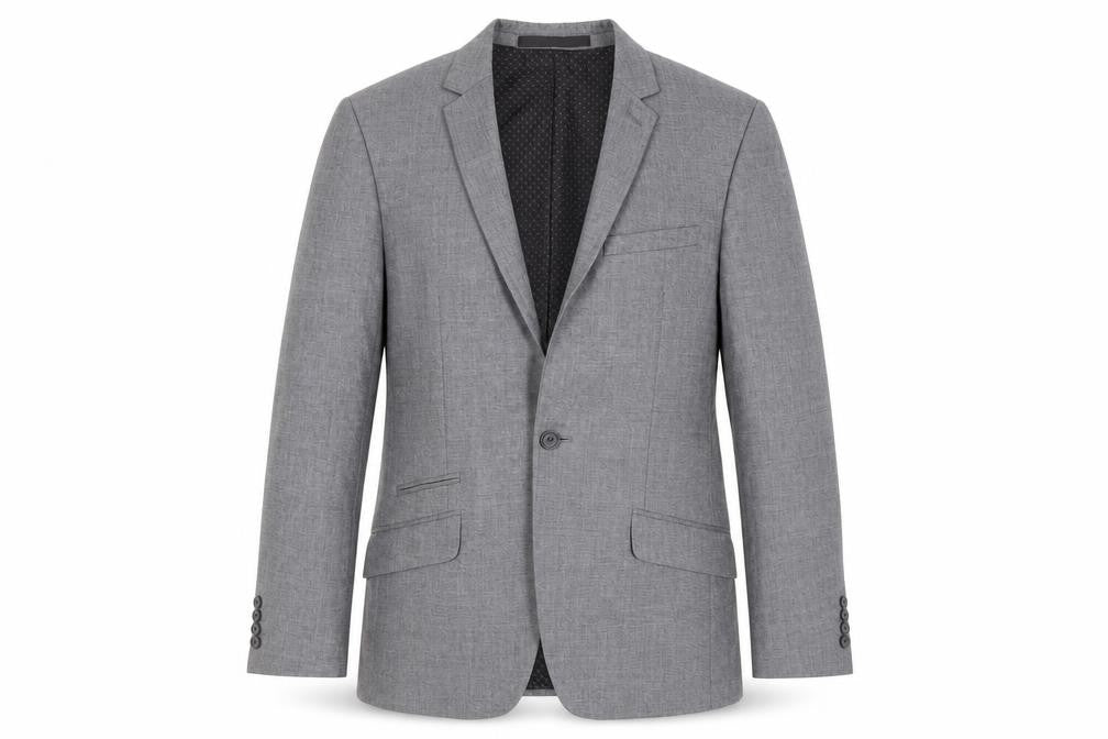 Marks & Spencer Mens Grey Polyester Jacket Suit Jacket Size 36 Regular