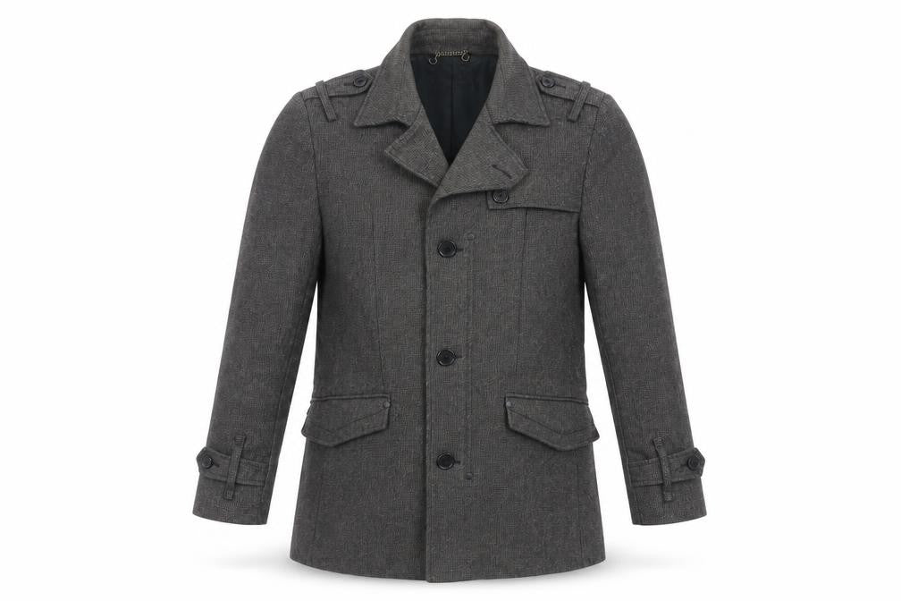 River Island Mens Grey Jacket Size S Zip