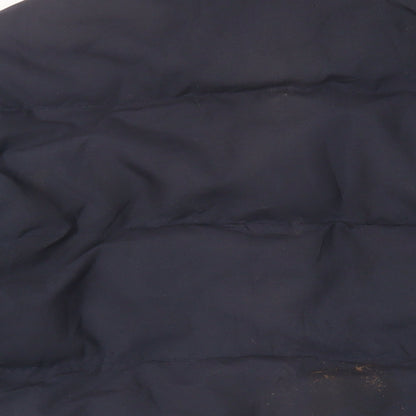 Ocean Bay Mens Black Puffer Jacket Jacket Size XL Zip