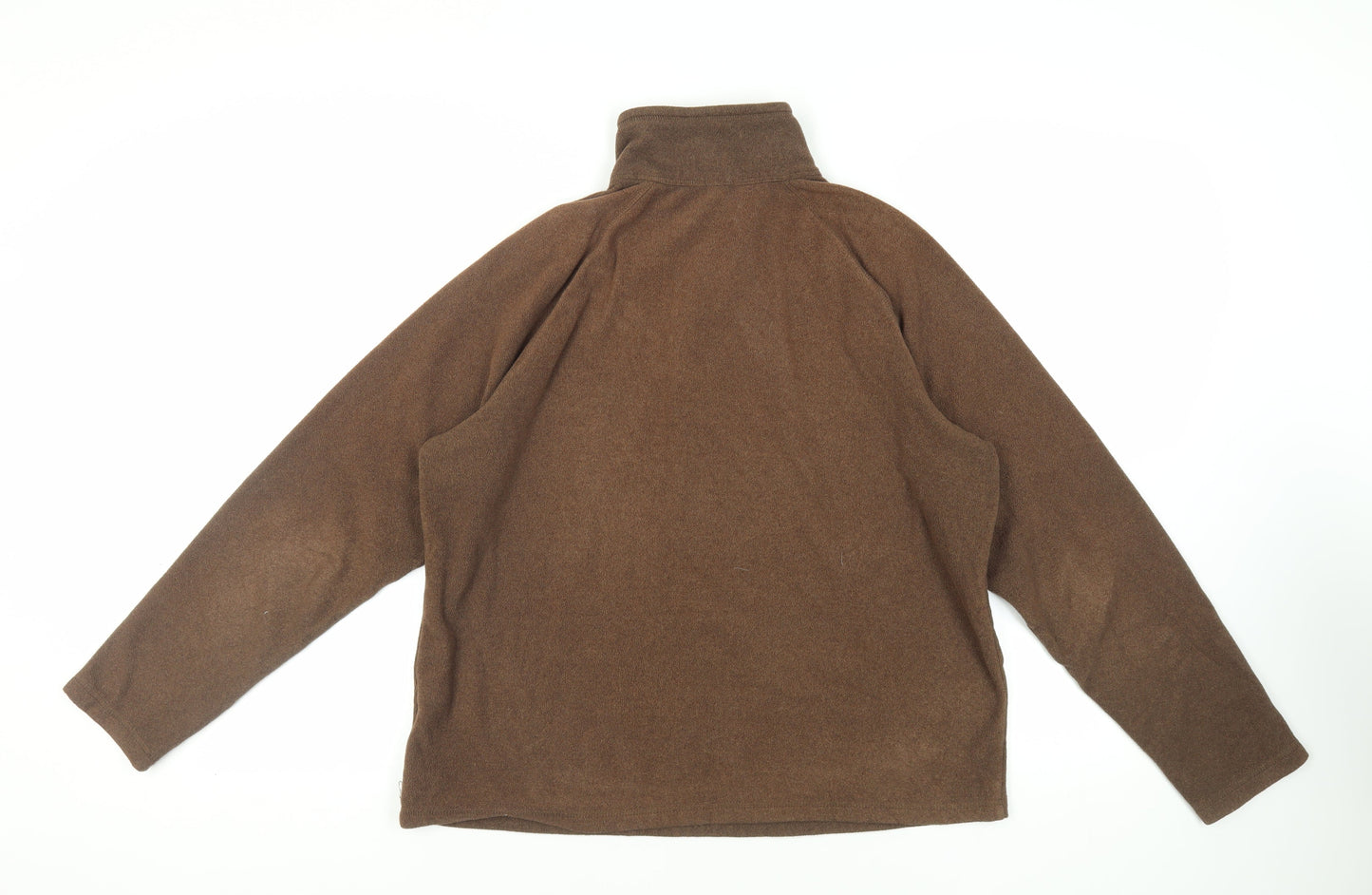 Lands' End Mens Brown Polyester Pullover Sweatshirt Size M