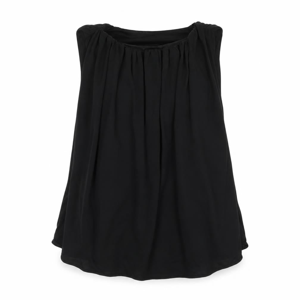 H&M Womens Black Polyester Basic Tank Size S Round Neck
