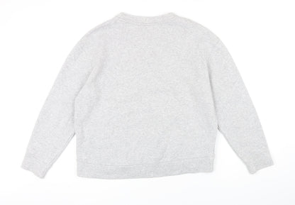 H&M` Womens Green Polycotton Pullover Sweatshirt One Size