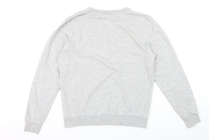 H&M` Womens Green Viscose Pullover Sweatshirt Size M