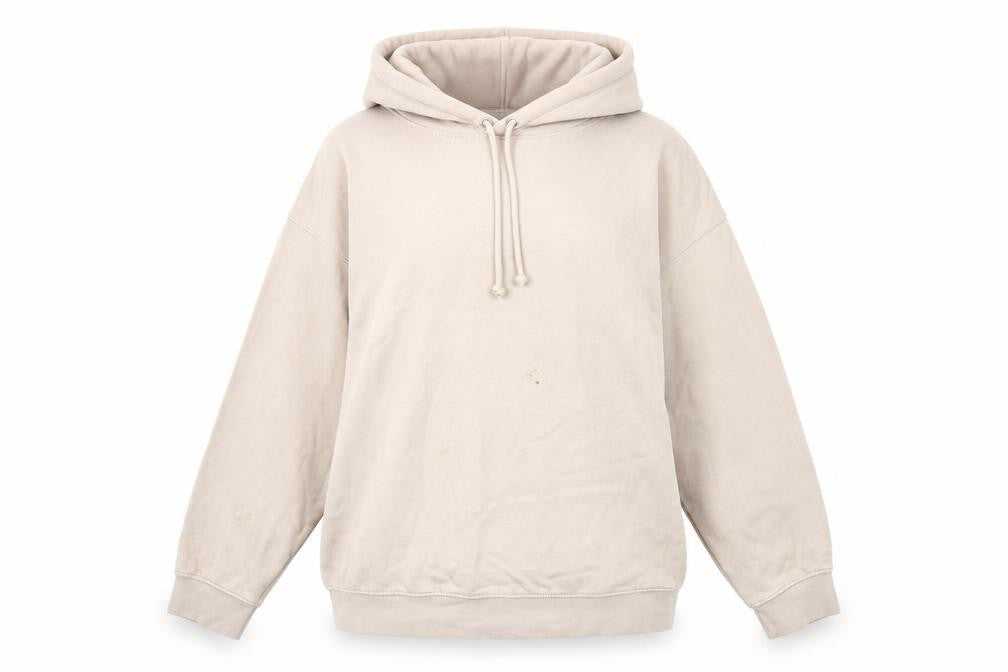 H&M Mama Womens Beige Cotton Pullover Hoodie Size S Drawstring
