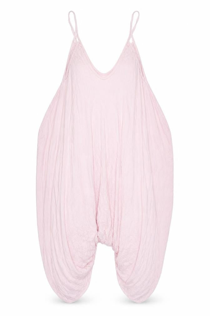 Re Tech UK Womens Pink Cotton Jumpsuit One-Piece Size L
