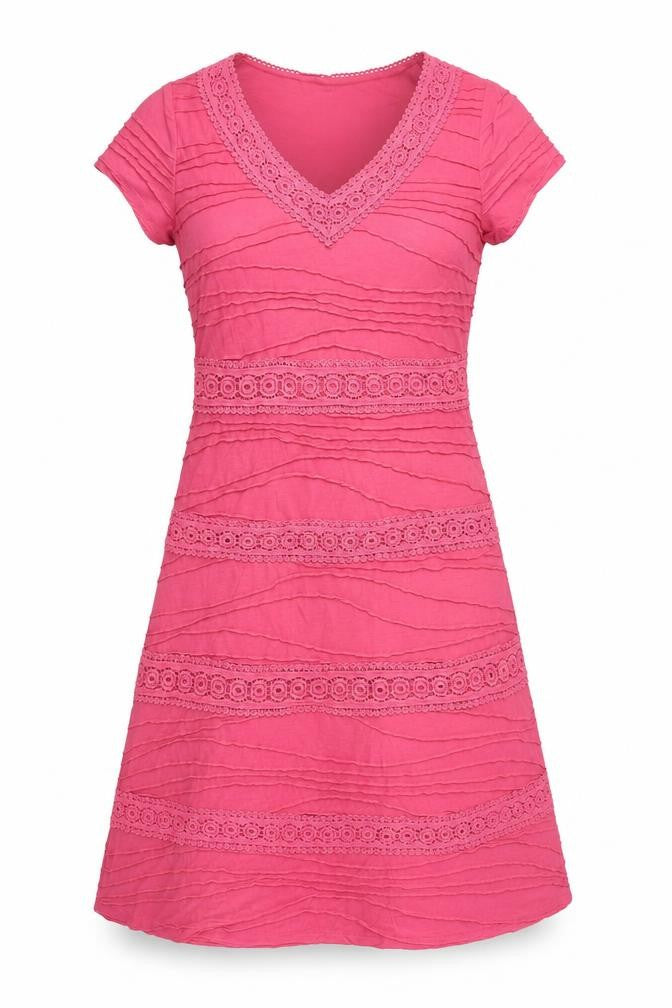 RJR.John Rocha Womens Orange Polyester Shift Size 12 V-Neck