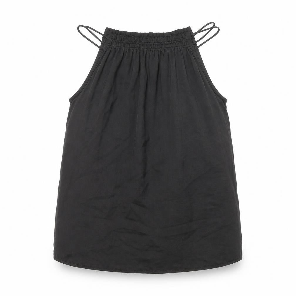 Marks & Spencer Womens Black Polyester Camisole Blouse Size 6 Square Neck