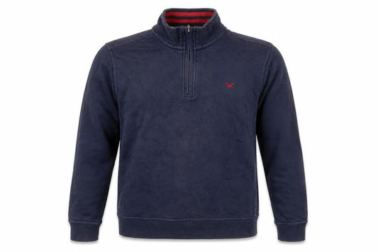 Crew Clothing Blue Cotton Pullover Sweatshirt Size M