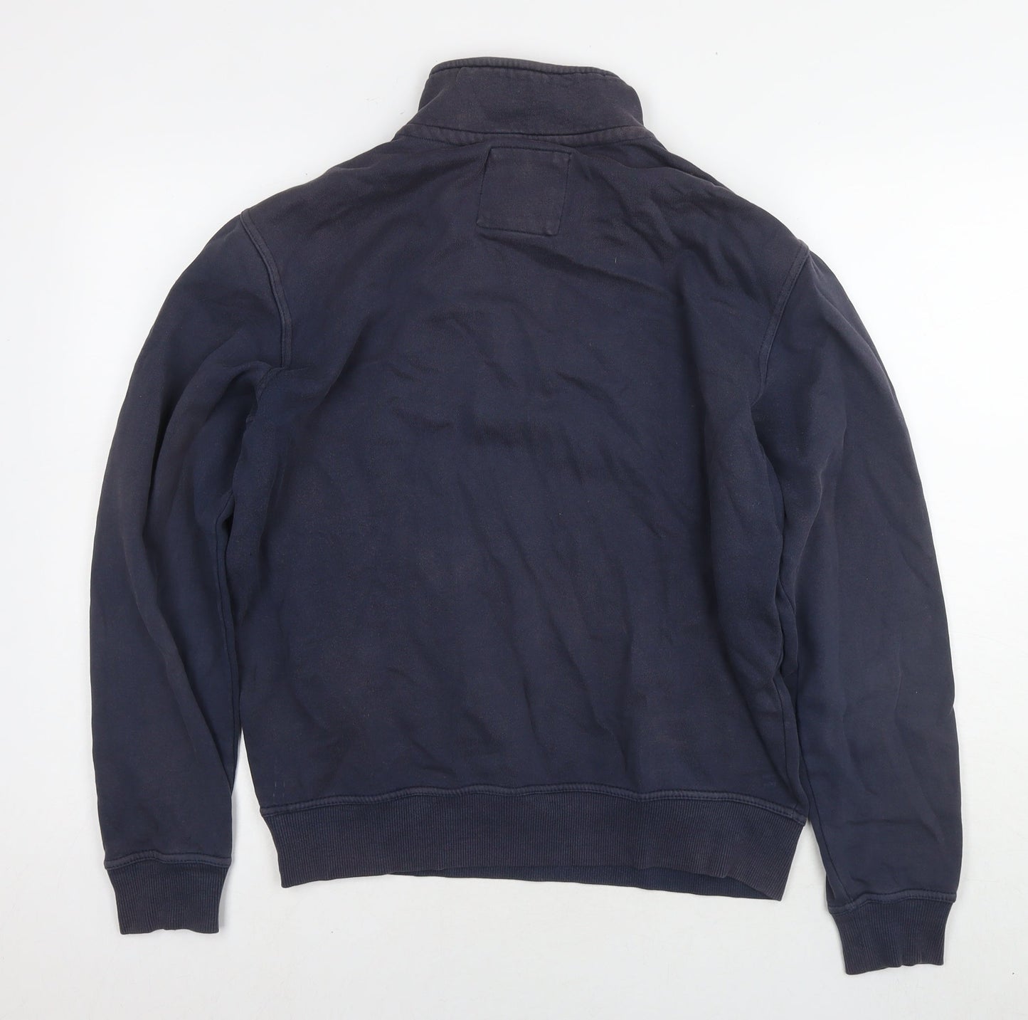 Crew Clothing Mens Blue Cotton Pullover Sweatshirt Size M