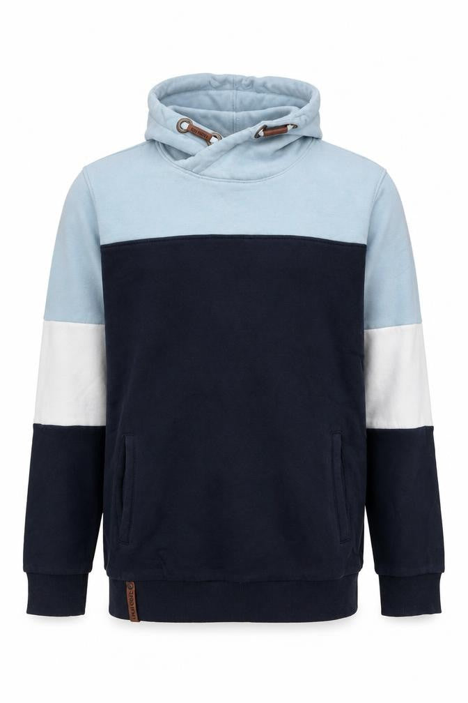 Indicore Mens Multicoloured Cotton Pullover Hoodie Size XL