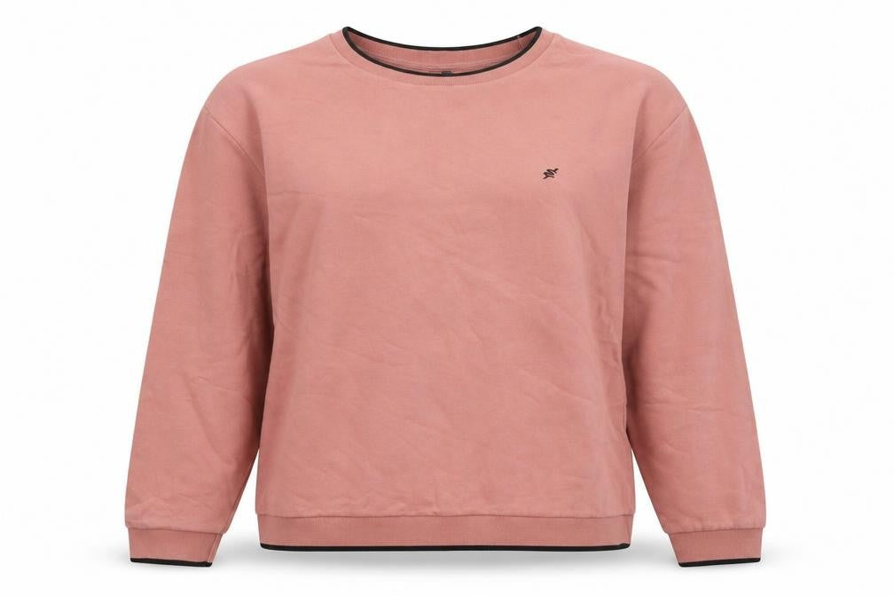Heart & Dagger Womens Beige Cotton Pullover Sweatshirt Size L Pullover