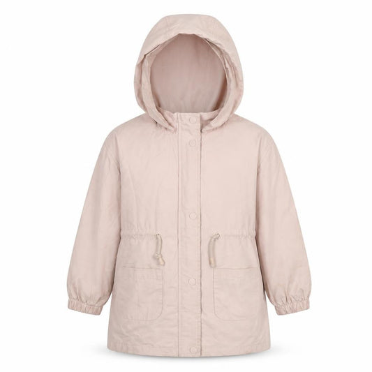 Mango Girls Pink Rain Coat Jacket Size 7 Years Zip