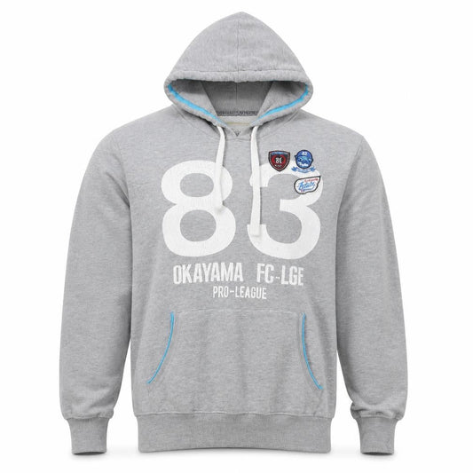 Authentic Mens Grey Cotton Pullover Hoodie Size XL - Pro-League