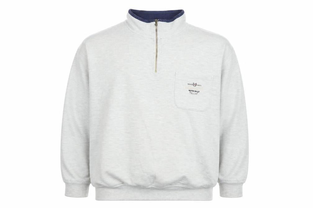 Mannermode Mens Grey Cotton Pullover Sweatshirt Size 2XL