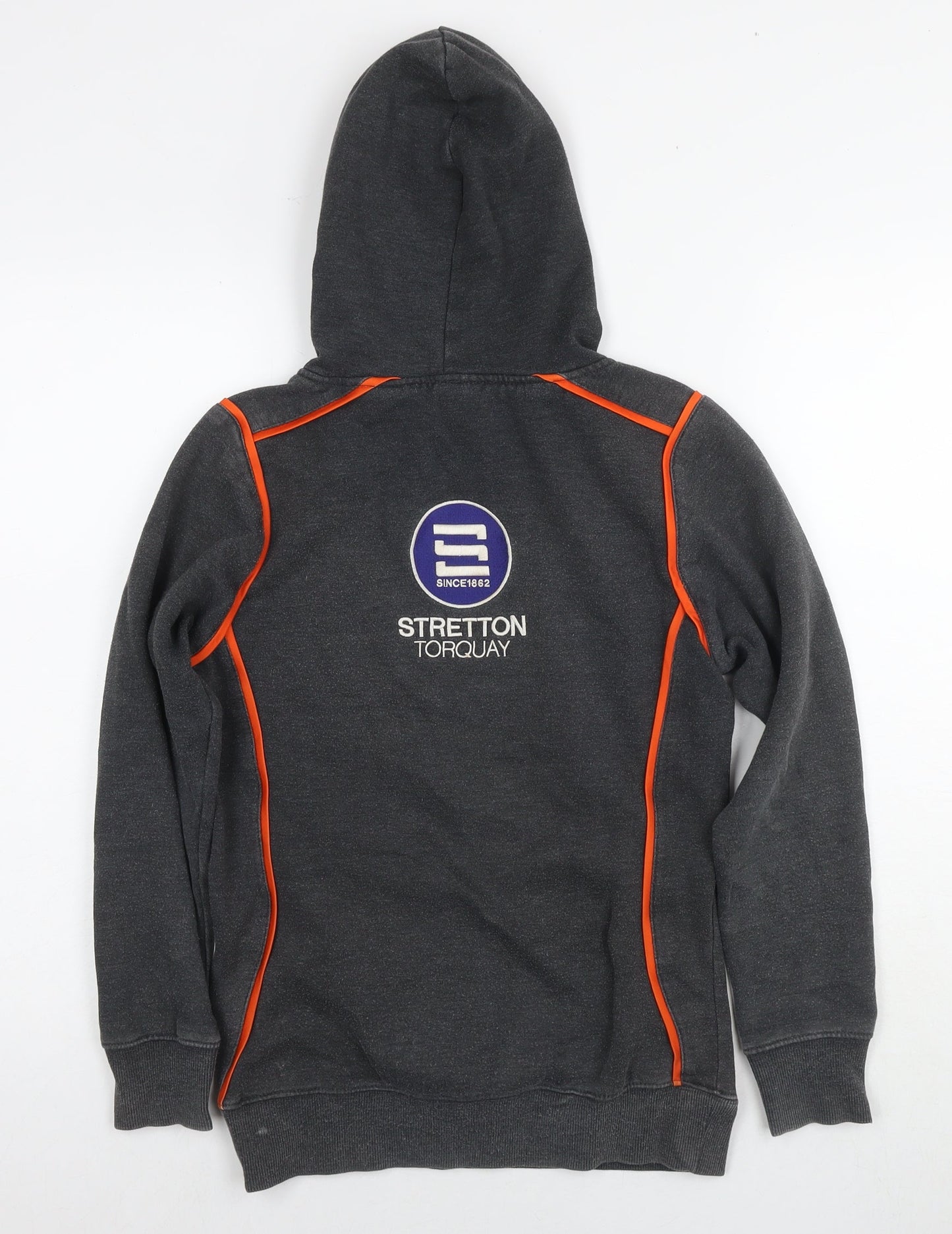STR Boys Grey Polyester Pullover Hoodie Size 12 Years Pullover - Torquay Tornadoes