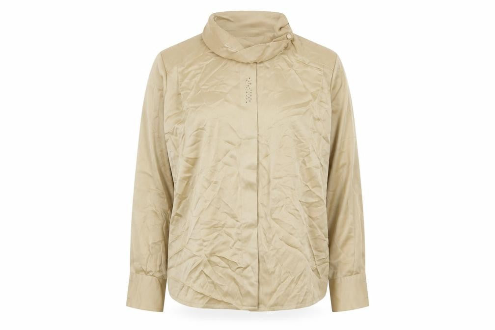 Sommermann Womens Gold Polyester Basic Blouse Size 20 Mock Neck