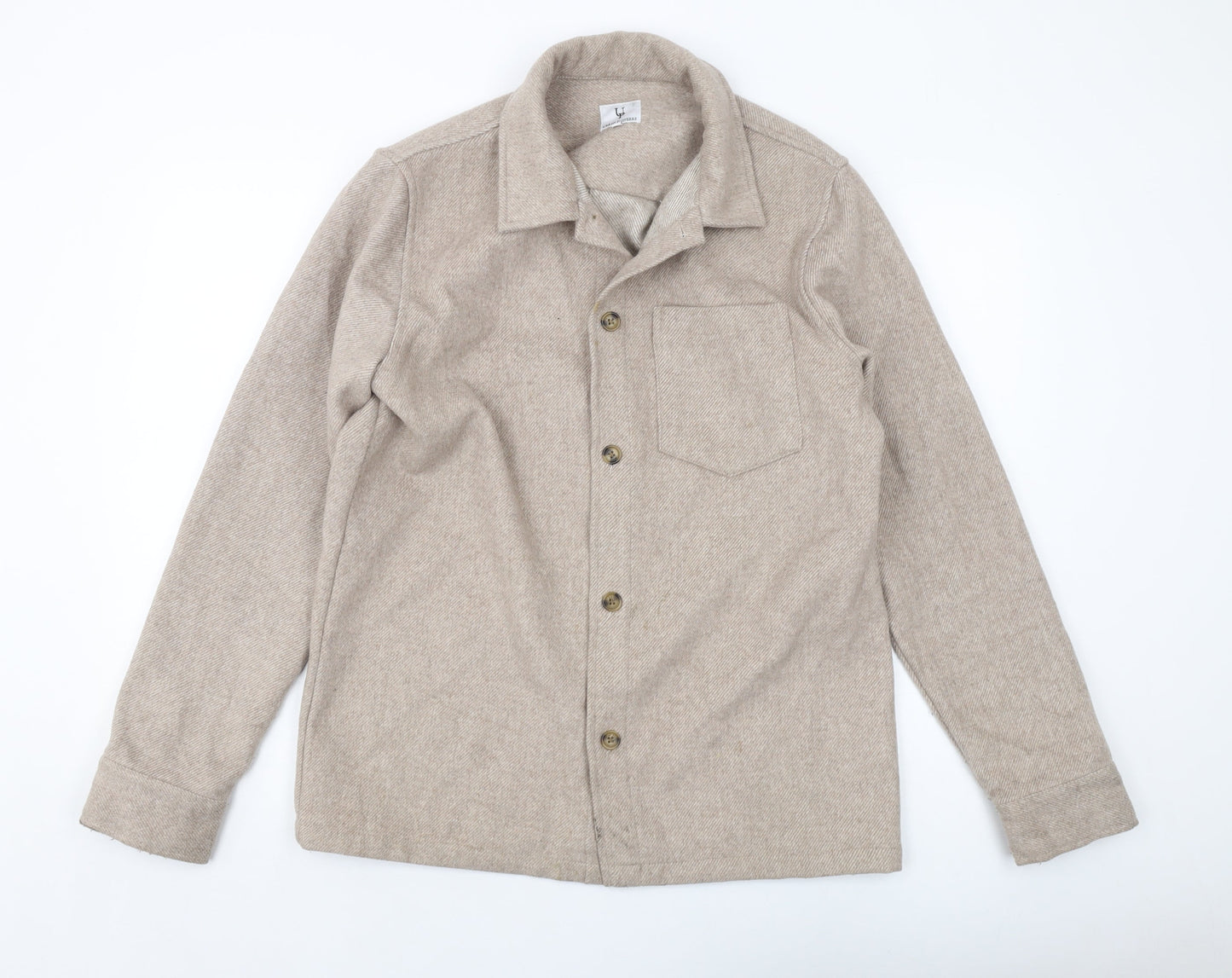 Urban Pioneers Womens Beige Jacket Size M Button