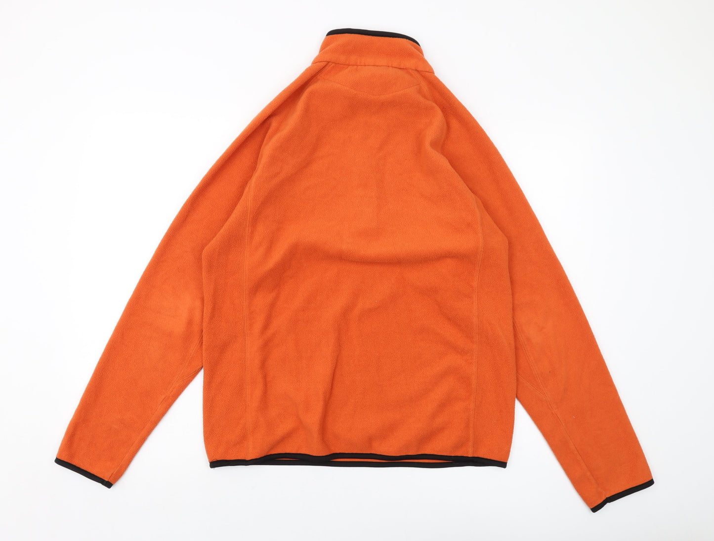 Cotton Traders Mens Orange Polyester Pullover Sweatshirt Size M