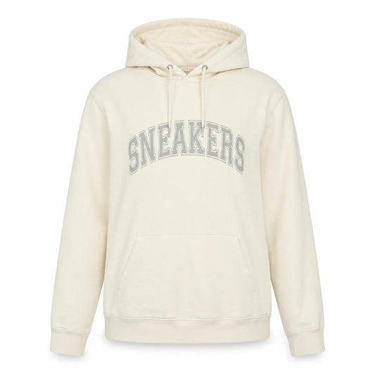 By Pollyanne Womens Ivory Cotton Pullover Hoodie Size M Pullover