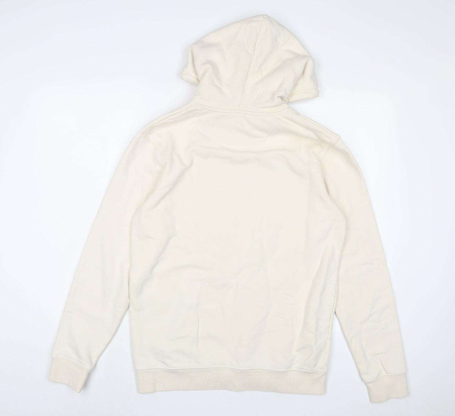 By Pollyanne Womens Ivory Cotton Pullover Hoodie Size M Pullover