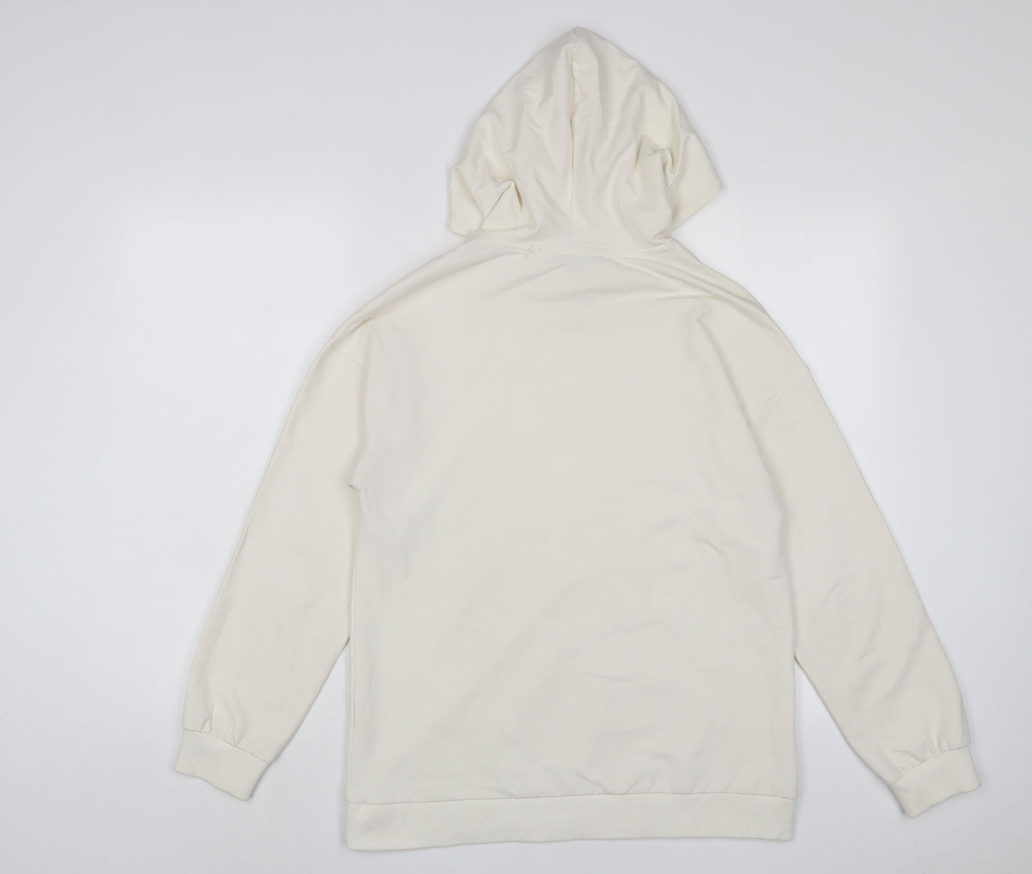 Anna Field Womens Ivory Polyester Pullover Hoodie Size S Pullover