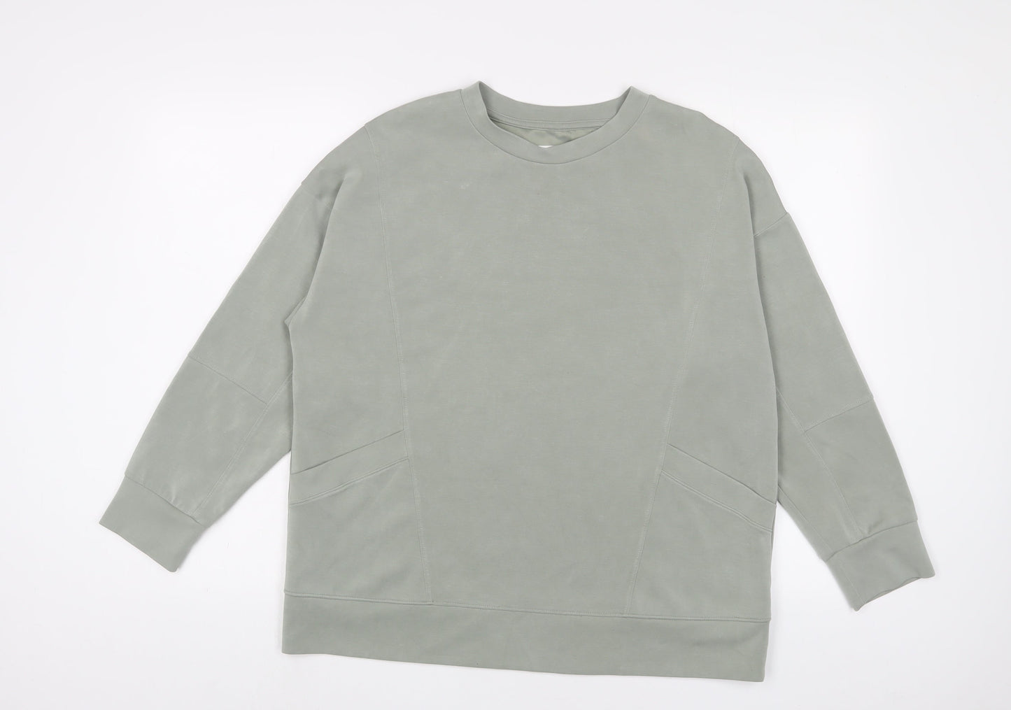 Hinch Womens Green Solid Polyester Top Pyjama Top Size 8 - 8/10