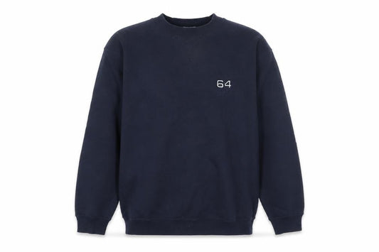 Giorgio Mens Blue Cotton Pullover Sweatshirt Size M