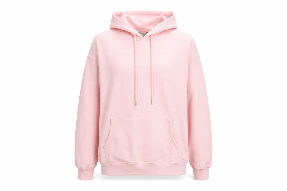 Disney Womens Pink Cotton Pullover Hoodie Size L Pullover - Mickey Mouse
