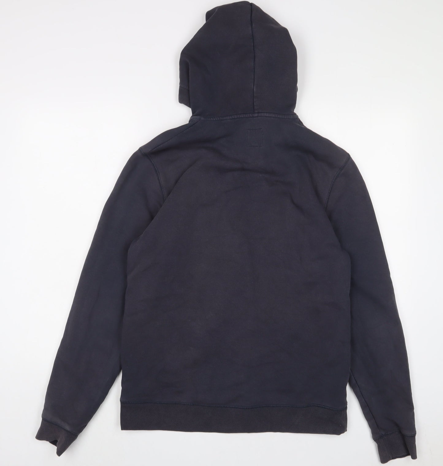 Jack Wills Mens Blue Cotton Full Zip Hoodie Size M