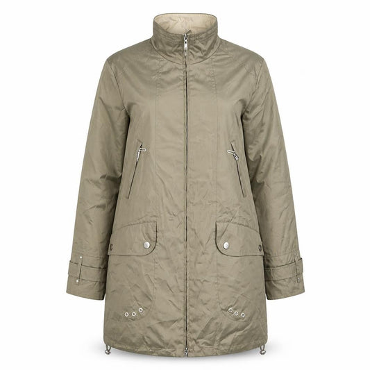 Gerry Weber Womens Beige Jacket Size 10 Zip