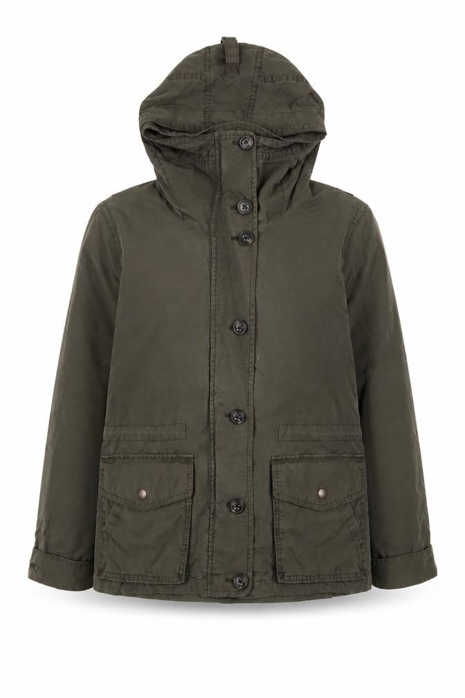 Gap Womens Green Jacket Coat Size XS Zip