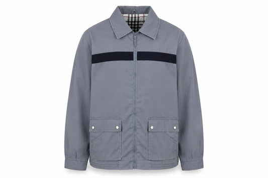 Boston Mens Blue Jacket Size L Zip