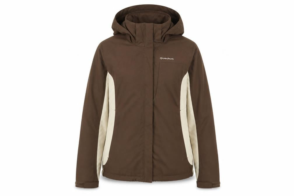 DECATHLON Womens Brown Jacket Coat Size M Zip