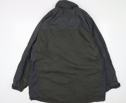 Mountain Life Mens Green Jacket Coat Size XL Zip
