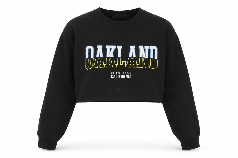 Missguided Womens Black Cotton Pullover Sweatshirt Size S Pullover - Oakland