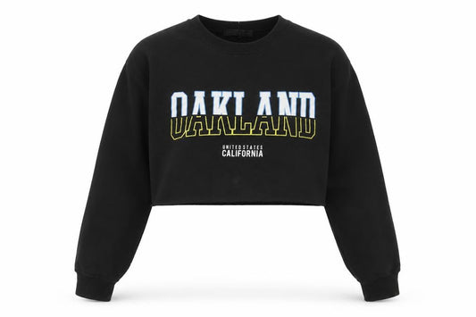 Missguided Womens Black Cotton Pullover Sweatshirt Size S Pullover - Oakland
