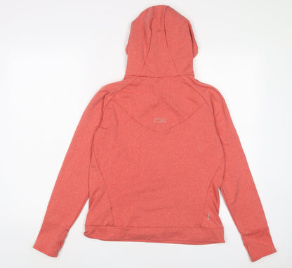 Decathlon Womens Pink Polyester Pullover Hoodie Size S Pullover