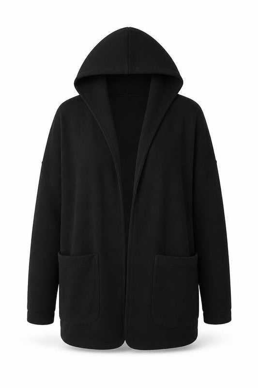 Gap Womens Black V-Neck Cotton Cardigan Jumper Size S - Open