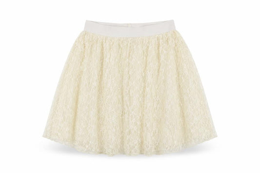Louche Womens Ivory Floral Nylon Skater Skirt Size 10