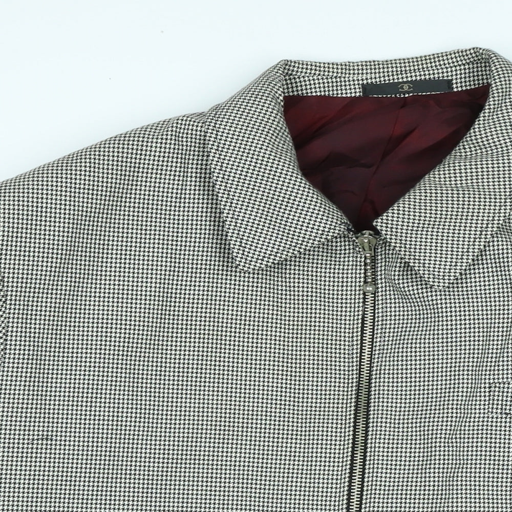 Ciro Citterio Mens Ivory Jacket Size XL Zip - Ciro Citterio