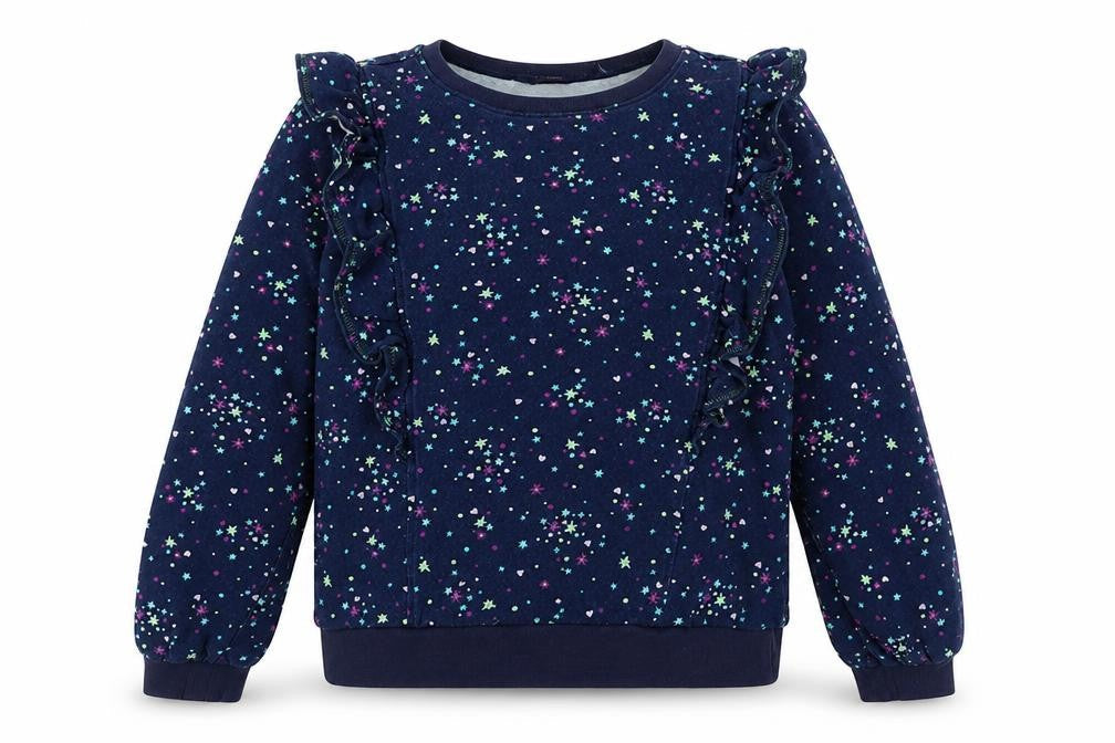Lands End Womens Blue Cotton Pullover Sweatshirt Size L - Lands End