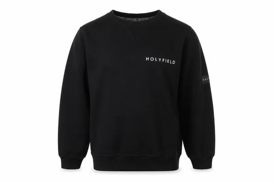 Holyfield Boys Black Polyester Pullover Sweatshirt Size 8-9 Years - Holifield