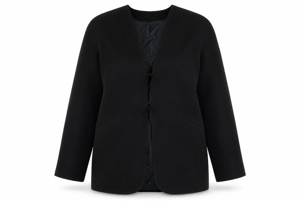 Susan Woolf Womens Black Jacket Size 14 - Susan Wolfe - Vintage