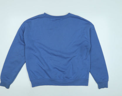 Preloved Disney Womens Blue Cotton Pullover Sweatshirt Size S - DISNEY - Back