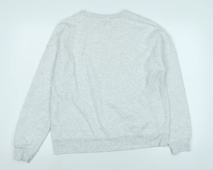 Preloved SPICE JAM Womens Grey Cotton Pullover Sweatshirt Size 12 - Spice Jam - Back
