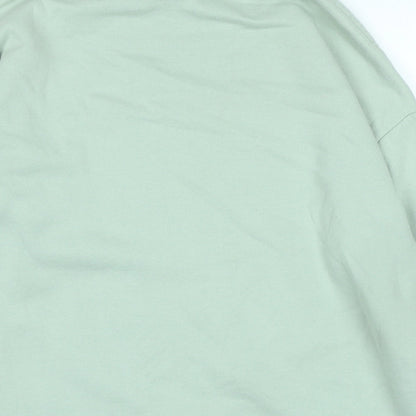 Preloved Disney Womens Green Cotton Pullover Sweatshirt Size S - Disney - Label