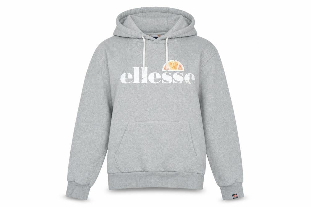 ellesse Womens Grey Cotton Pullover Hoodie Size 12 - Ellesse